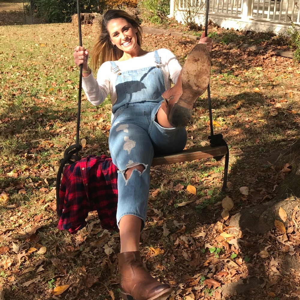 Women’s Fashion Crop Jean Overalls